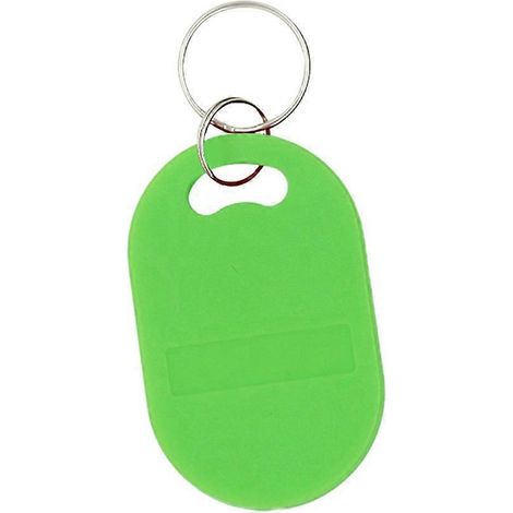 NFC-Schlüsselanhänger 13,56 MHz M1 S50 1K UID 0 Block 7 Byte registrierbar – 100 Stück – Grün