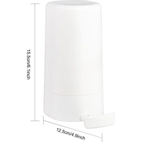 Los dispensadores de jabón de pared impermeables no requieren perforaciones, lo que los hace ideales para almacenar pastillas de jabón en baños, cocinas, hoteles y restaurantes. (1/3)