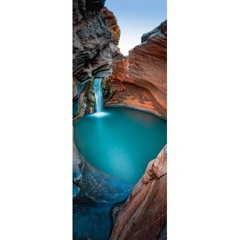 Panneau mural douche en alu-composite VIPANEL - Inspiration Nature Décor Piscine Naturelle - Finition Brillant - 100x255cm (1/5)