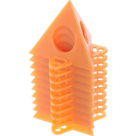 Set mit 10 konischen ABS-Kunststoffstützen, pyramidenförmigen Stützen für Schranktüren und Möbel. (1/5)