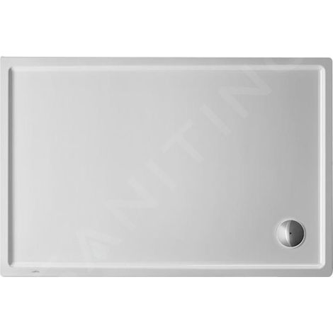 Duravit Starck Slimline - Receveur de douche120x80 cm, Antislip, blanc 720121000000001 (1/5)
