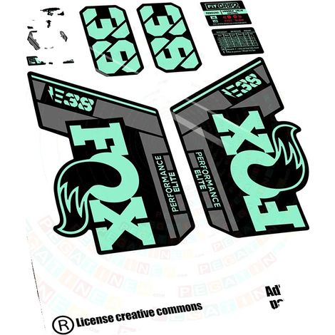 Pegatinas, vinilo resistente, diseños personalizables, color menta. (1/2)
