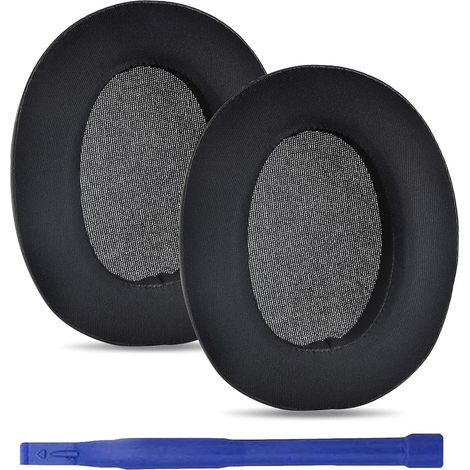 WH-XB910n Coussinets de Rechange pour Casque Sony WH-XB910N XB910 sans Fil avec Gel rafraîchissant Doux et Tissu de Soie glacée Respirant WH-XB910n (Noir) (1/5)