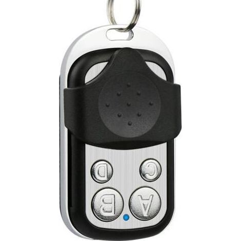 433 Metal 4-Button Garage Door Rolling Code Copy Remote Control (1/4)