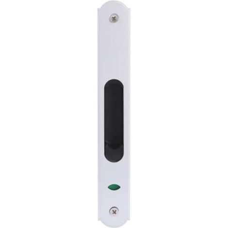 Serrure de Porte Coulissante - Raccords de Matériel de Verrouillage Simple de Fenêtre de Porte Coulissante en Verre Moderne pour La Sécurité à La Maison