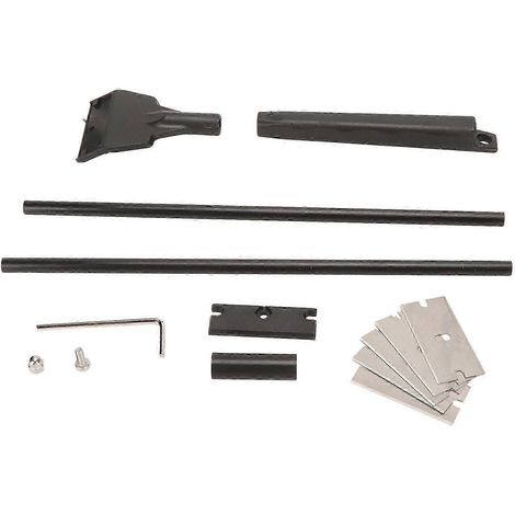 Grattoir à algues pour aquarium, 5 lames remplaçables, léger, compatible avec les aquariums en verre, ouverture étroite, modèle extensible, 51 cm. Parfait. WHBYV (1/4)