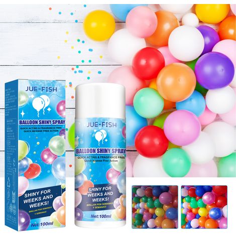 Aerosol-Ballonspray: Langanhaltendes, nicht oxidierendes und farbbeständiges Spray für eine glänzende, farbechte Oberfläche auf Ballons – 100 ml -- DE (1/5)