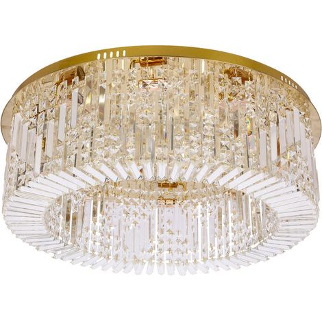 Plafoniera glamour oro cristallo 10xE14 Candellux Maranga (1/5)