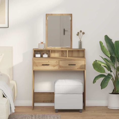 Schminktisch Artisan-Eiche 79 x 41 x 140 cm Holzwerkstoff