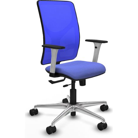 Chaise de bureau piqueras y crespo Motilla blanc solide réglable (1/2)