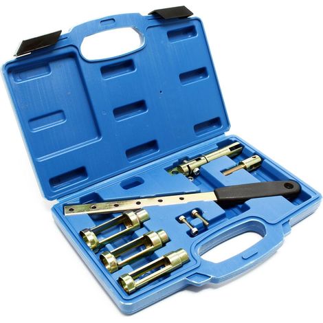 Caja de 8 piezas kit de herramientas de resorte de válvula de compresor sello de vástago de válvula 160002250