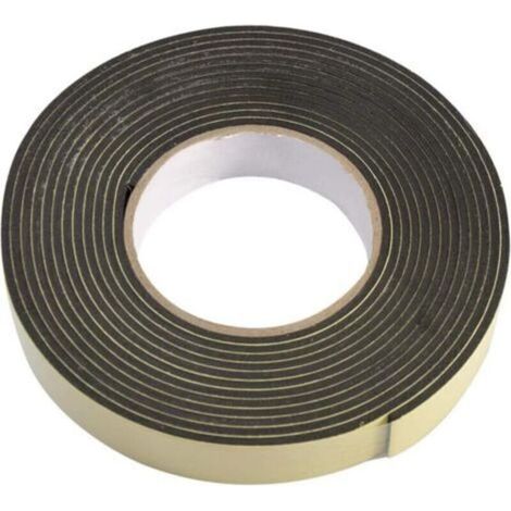 Ruban en mousse – Ruban éponge simple face, bande d'étanchéité autocollante, bande d'étanchéité étanche en caoutchouc pour porte épaisseur 1mm Largeur 50mm long10m (1/5)