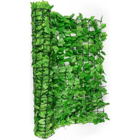 Fency Bright Ivy Clôture pare-vue Paravent 300x100 cm lierre - vert clair (1/6)