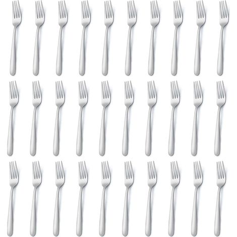 Fourchettes en Acier Inoxydable 36 Pièces, 7,1", Passe au Lave-Vaisselle, pour la Cuisine et la Table (1/5)