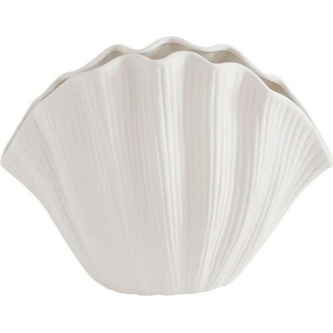 Vase en CéRamique en Forme de Coquille de Style Nordique, DéCoration de Maison, Support de Plante à Fleurs Artificielles, (1/4)
