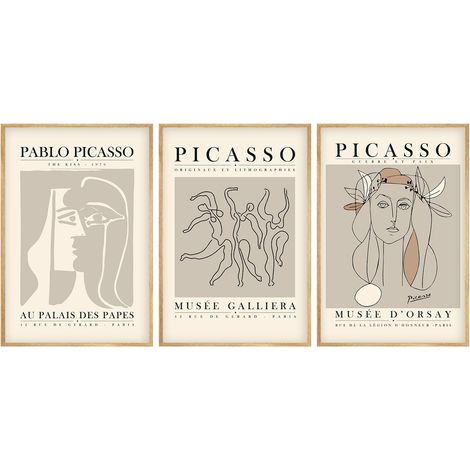 Quadro da parete in MDF con cornice Painting Multicolore (1/2)