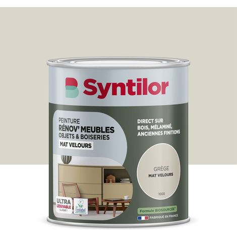 Pintura para renovación de muebles y objetos SYNTILOR, terciopelo beige, 1 litro SYNTILOR (1/5)