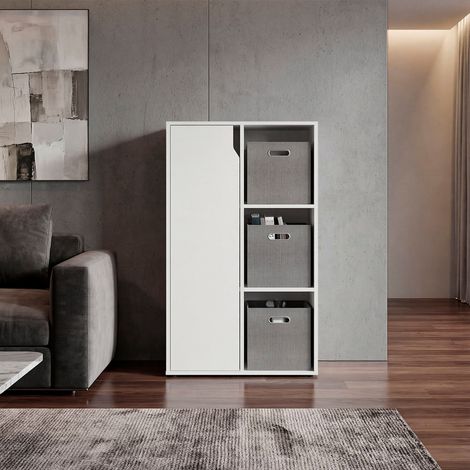Biblioteca Mediana de 4 Niveles TuHome Vicco 102 x 59,9 x 28 cm (1/5)