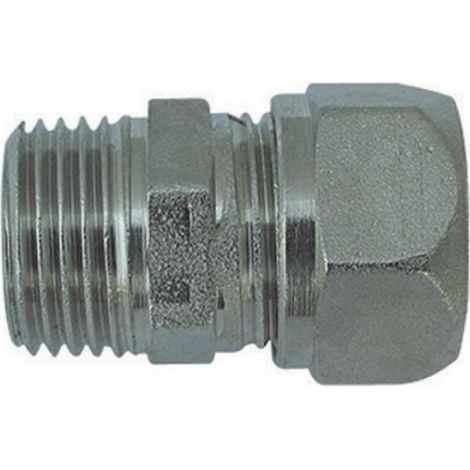 RACCORDO DIRITTO MASCHIO TIEMME 3/4 x 20