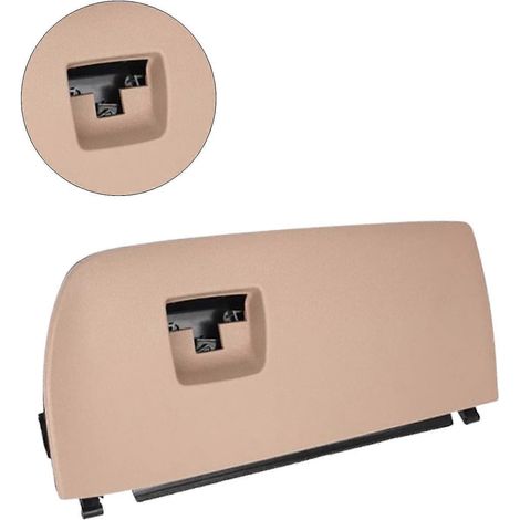 Couvercle de porte de boîte à gants beige pour tableau de bord 51166839001 pour BMW X3 X4 F25 F2xf (2011-2018) (1/4)