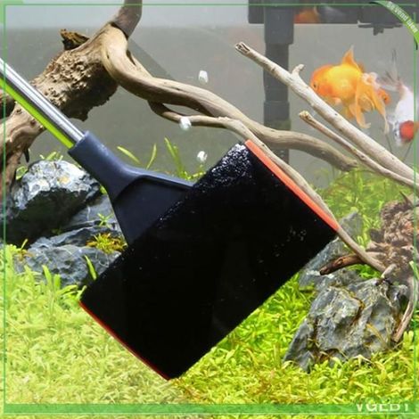 Outil de nettoyage d'aquarium 3 en 1 - FAFEICY - SX-12 - Brosse télescopique - Grattoir anti-algues - Râteau plantes (1/5)