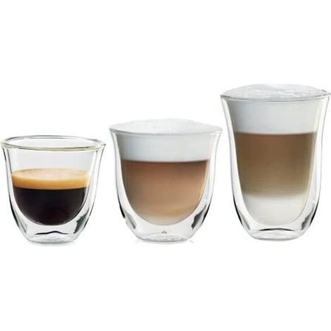 6 bicchieri termici trasparenti - Macchina da caffe, Caffettiera - DELONGHI - 43564168004399329973 (1/4)