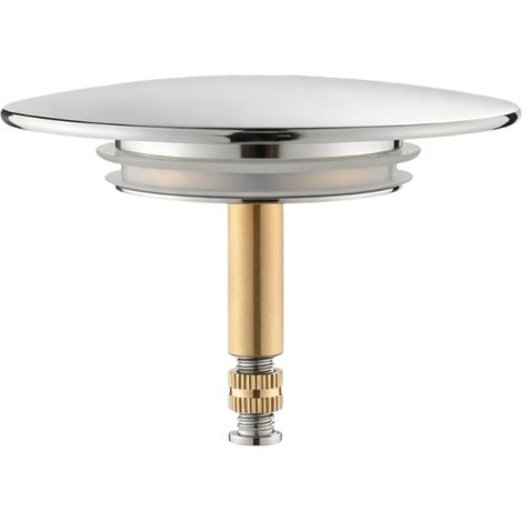 Adjustable brass bathtub plug for standard drains (1/5)