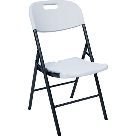 SEDIA PIC NIC PIEGHEVOLE 'PARTY' cm 55 x 46 H 87 cm - col.bianco  - LIF