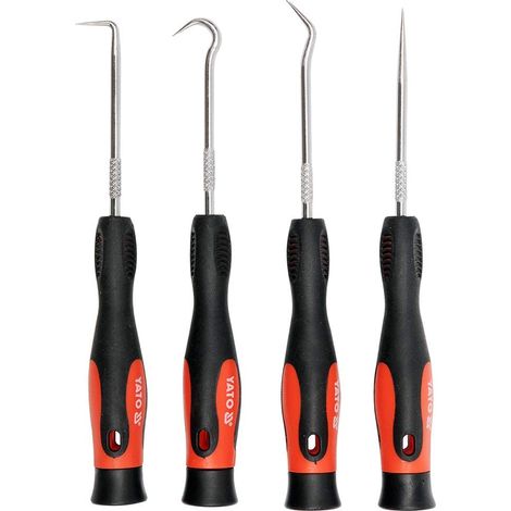 Set di 4 ami Yato con manici e punte temprate YT-0843 (1/3)