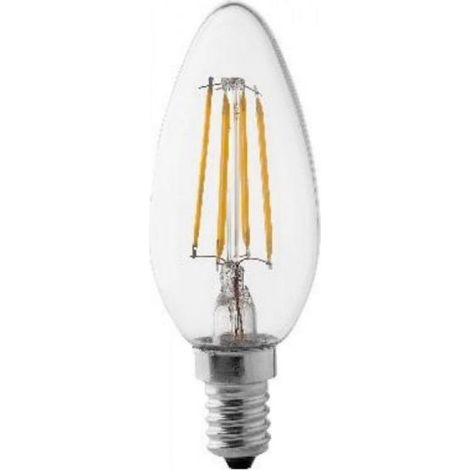 LAMPADA LAMPADINA WIRE LED OLIVA CHIARA E14 4W=35W LUCE CALDA 3000K WIVA