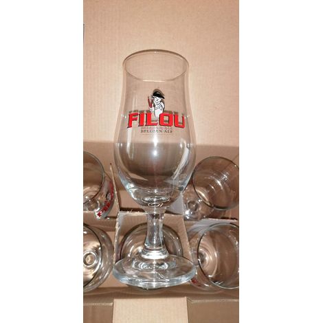 Lot de 6 verres  Filou - Verres à bière 25 cl - Neufs