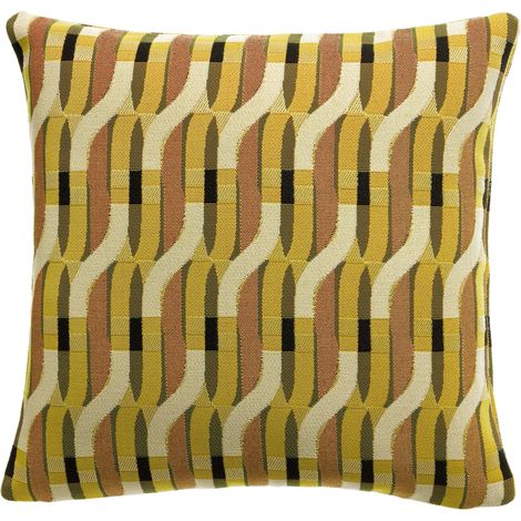 VIVARAISE - Coussin outdoor Kali Vivaraise - Tissage Jacquard Mirabelle 45x45 cm