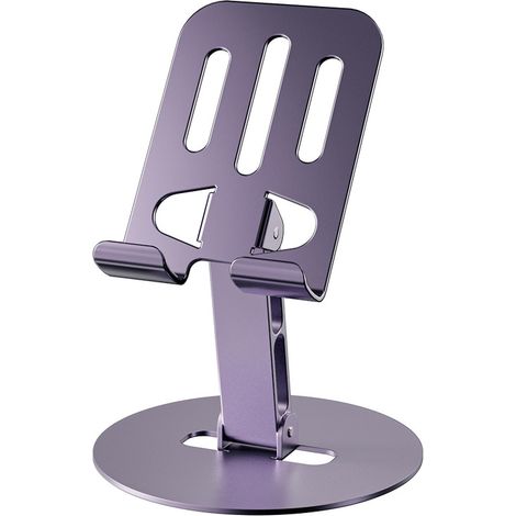 Zusammenklappbarer Handyhalter aus hohlem Metall, rutschfeste, tragbare Handyhalterung für Zuhause, Schlafzimmer, Nachttisch