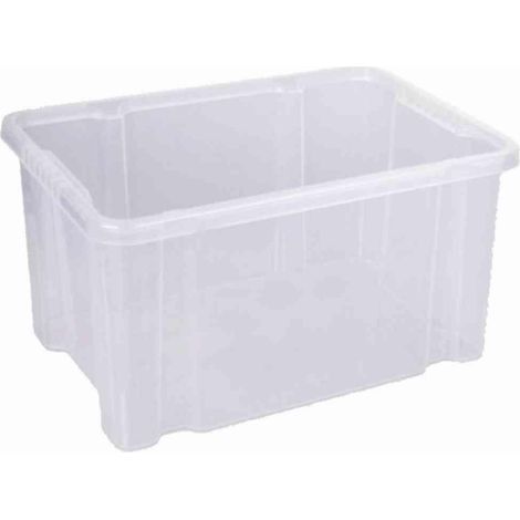 Drehstapelbox 27 l transparent 44,5 x 35 x 24 cm (1/2)