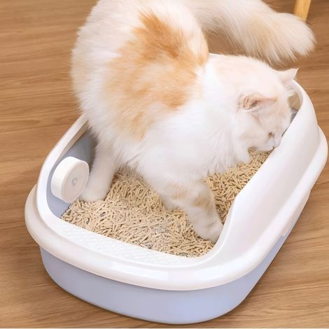 Purificateur d'air automatique pour bacs à litière pour chats, élimine les odeurs et les bactéries