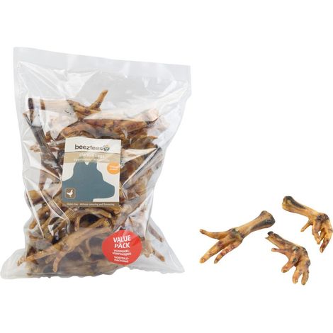 Beeztees Hühnerfüsse 500 g Hundeleckerlis