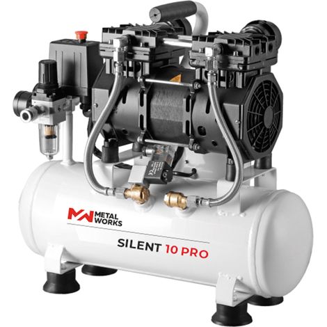 COMPRESOR SILENT 10 PRO - SIN ACEITE 10l (1/2)