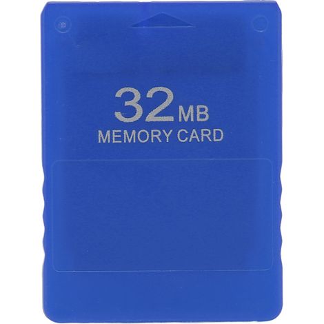 Carte Mémoire PS2 32MB Haute Vitesse FMCB 1.966 pour Console de Jeu, Stockage Externe Bleu (1/5)