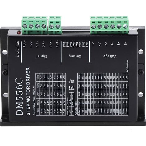 Boîtier métallique DM556C, pilote de moteur pas à pas, remplacement universel DM542 Pulse 5/24 (1/5)