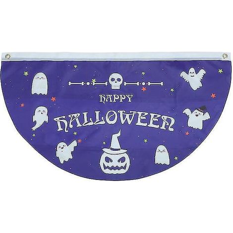 1 drapeau de jardin d'Halloween pour la décoration d'Halloween (1/3)