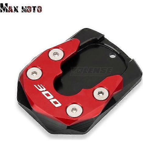 Für Yamaha Xmax300 Xmax300 Xmax 300 Xmax300 2023+ Motorrad CNC Seitenständer-Verlängerungsplatte --300 Rot