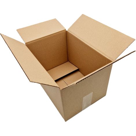 lot de 100 Caisses américaines (cartons) : 160 x 120 x 110 mm simple cannelure
