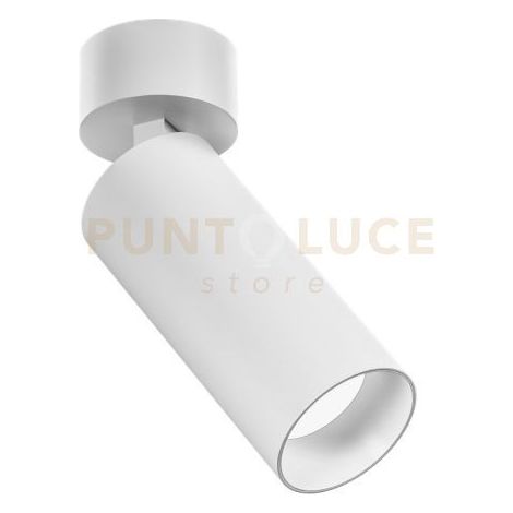 GFA1462H- SPOT FARETTO ORIENTABILE 1 LUCE ATTACCO LED 2700K 1022LM 12W BIANCO SATINATO D.5,5CM