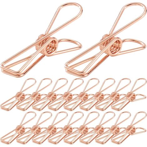 Clips métalliques PartyKindom pour guirlandes lumineuses, pinces