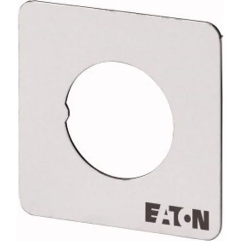 Placa de acabado Eaton fs-alu980-t0 en aluminio en blanco 47x47 cm