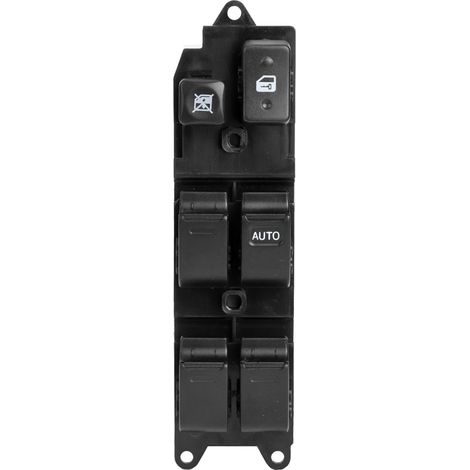 Jeu de 2 interrupteurs de vitre électrique pour Toyota, pièce de rechange accessoire Car Master, compatible fenêtre, noir, remplacement direct (1/5)
