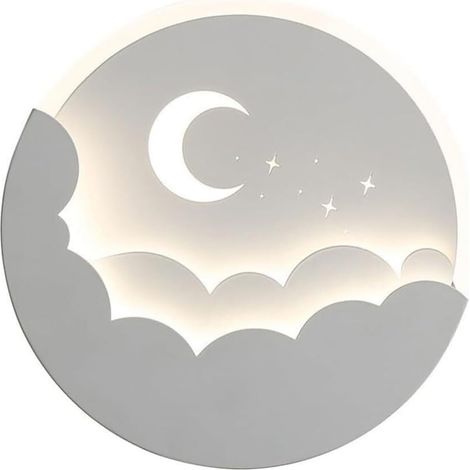 Applique Luna - Lampara De Pared Led 20 W - 3000 K 4000 K 6000 K - Para Habitación Infantil - Unidad (1/5)