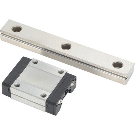 Rail de guidage linéaire MGN15C à roulement en acier coulissant pour imprimantes 3D et machines CNC, 100 mm