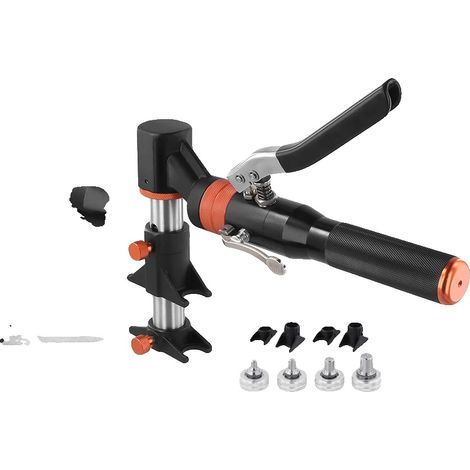 Pince à glissière manuelle mécanique, en acier inoxydable, 11,8 x 5,5 pouces, compatible avec le système Rehau HIS 311, connecte et étend les tuyaux, idéale pour les installations d'eau chaude et froi (1/5)