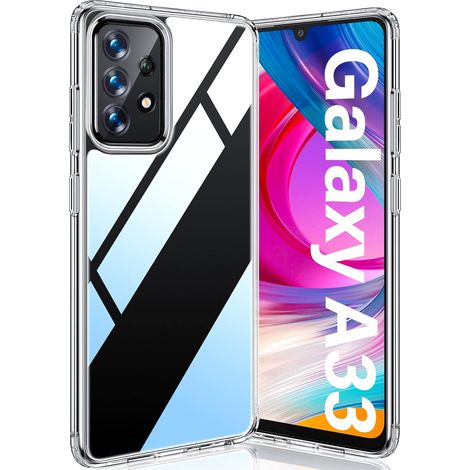 Custodia per Samsung Galaxy A33 5G, retro in silicone trasparente, rinforzata (1/5)